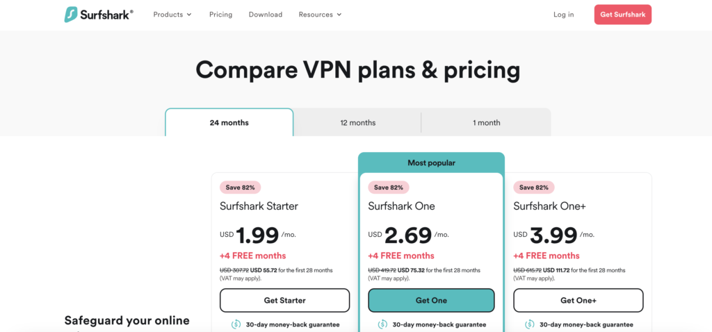 How Much Does Surfshark VPN Cost? - Surfshark VPN Review