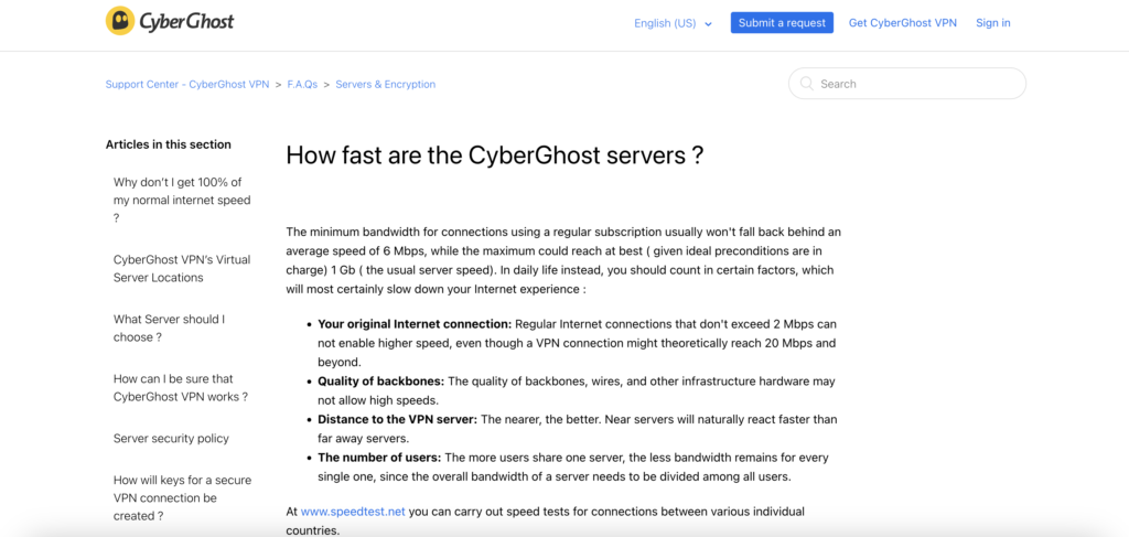 CyberGhost Performance & Speed - CyberGhost VPN Review 2024