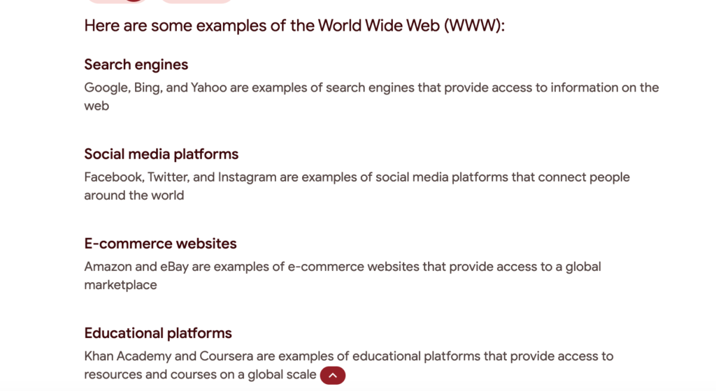 10 Examples Of World Wide Web